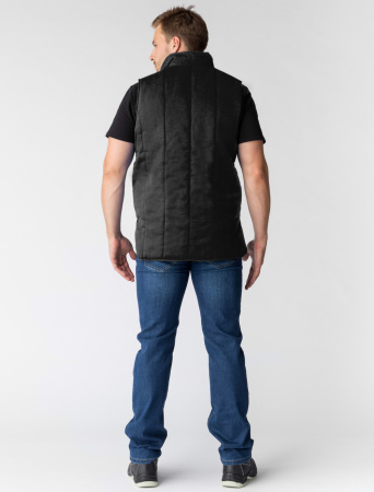 Жилет утепленный Универсальный (тк.Смесовая,210), черный (ЧЗ)